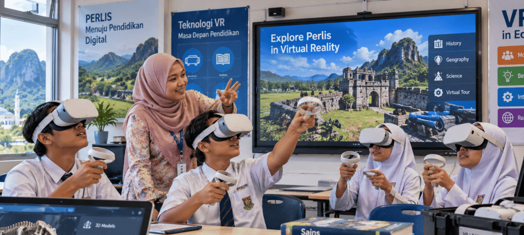 Study on the Exploration of Virtual Reality (VR) Technology among Teachers and Students in Perlis
