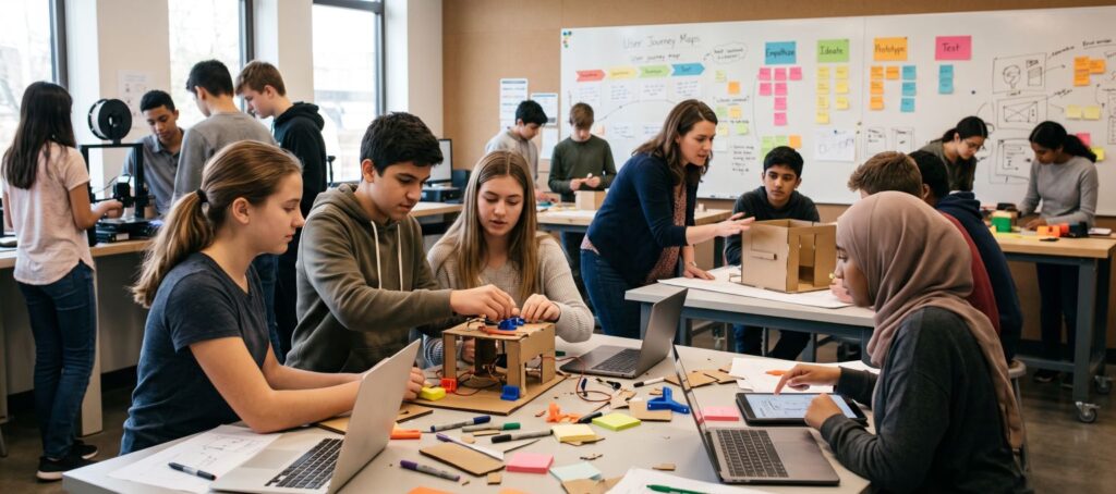 Design Thinking and Project-Based Learning (DT-PBL): A Review of the Literature
