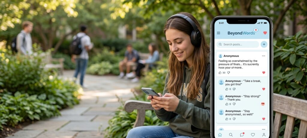 Designing for Anonymity in Social Networking Platform for Student Mental Health and Well-Being